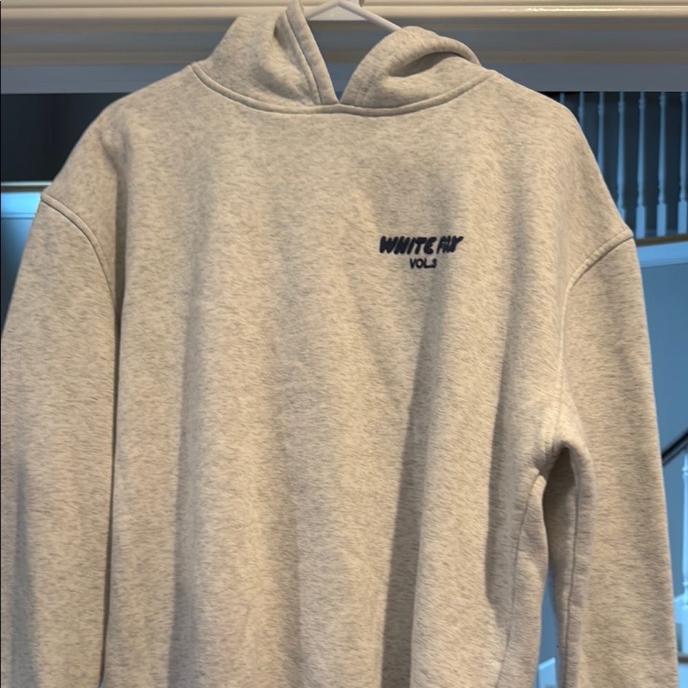 White Fox Gray Hoodie S/M